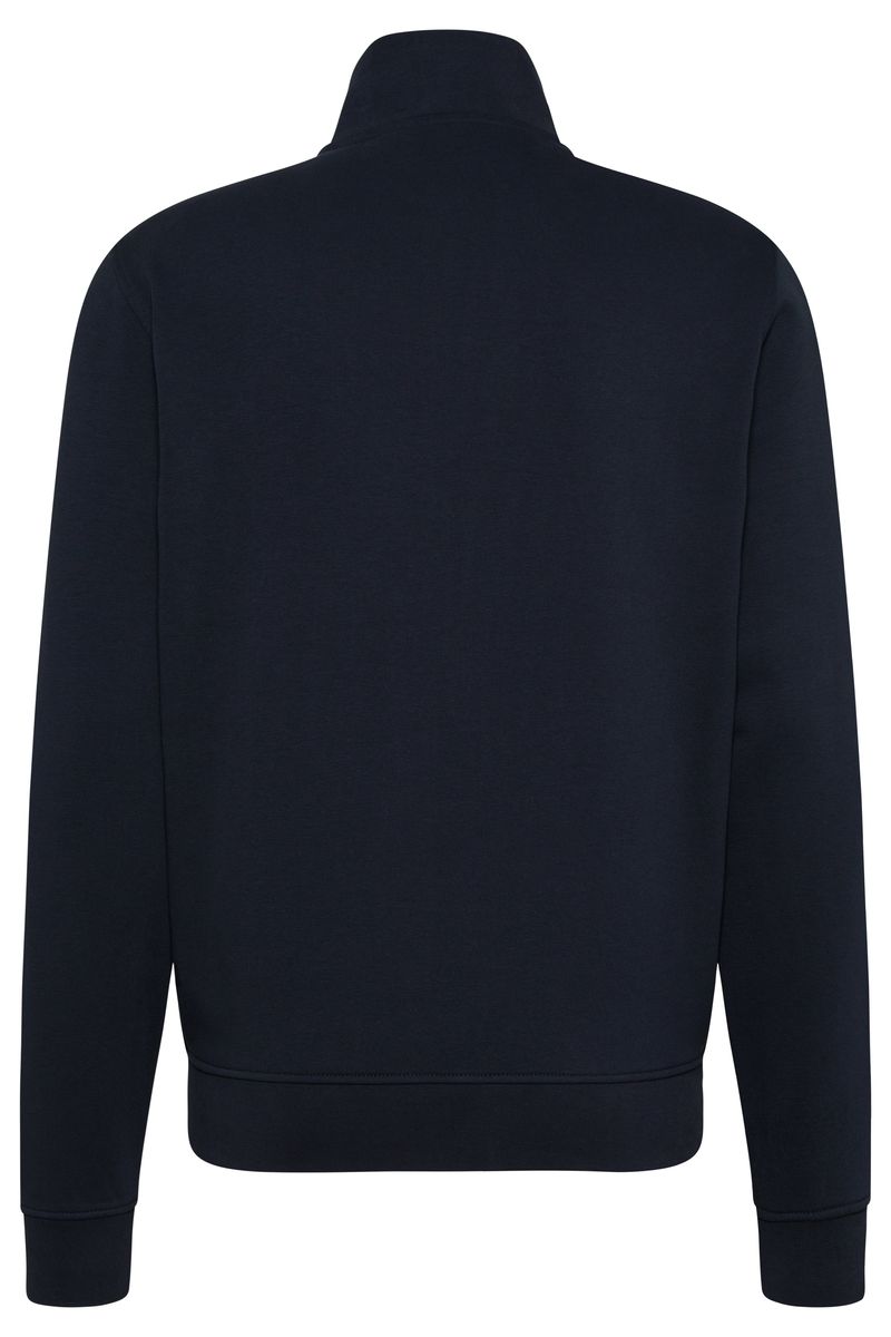 Marineblaue Sweatjacke mit Modern Fit