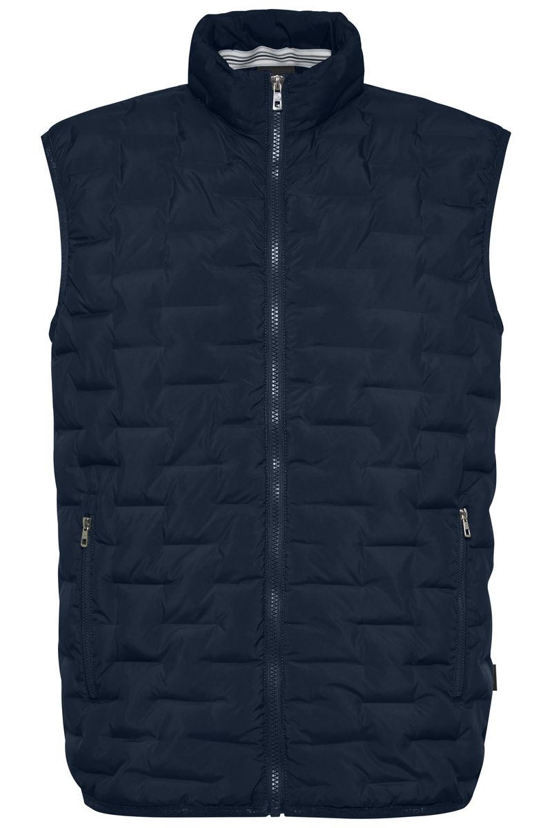 Wattierte Weste mit Stehkragen
