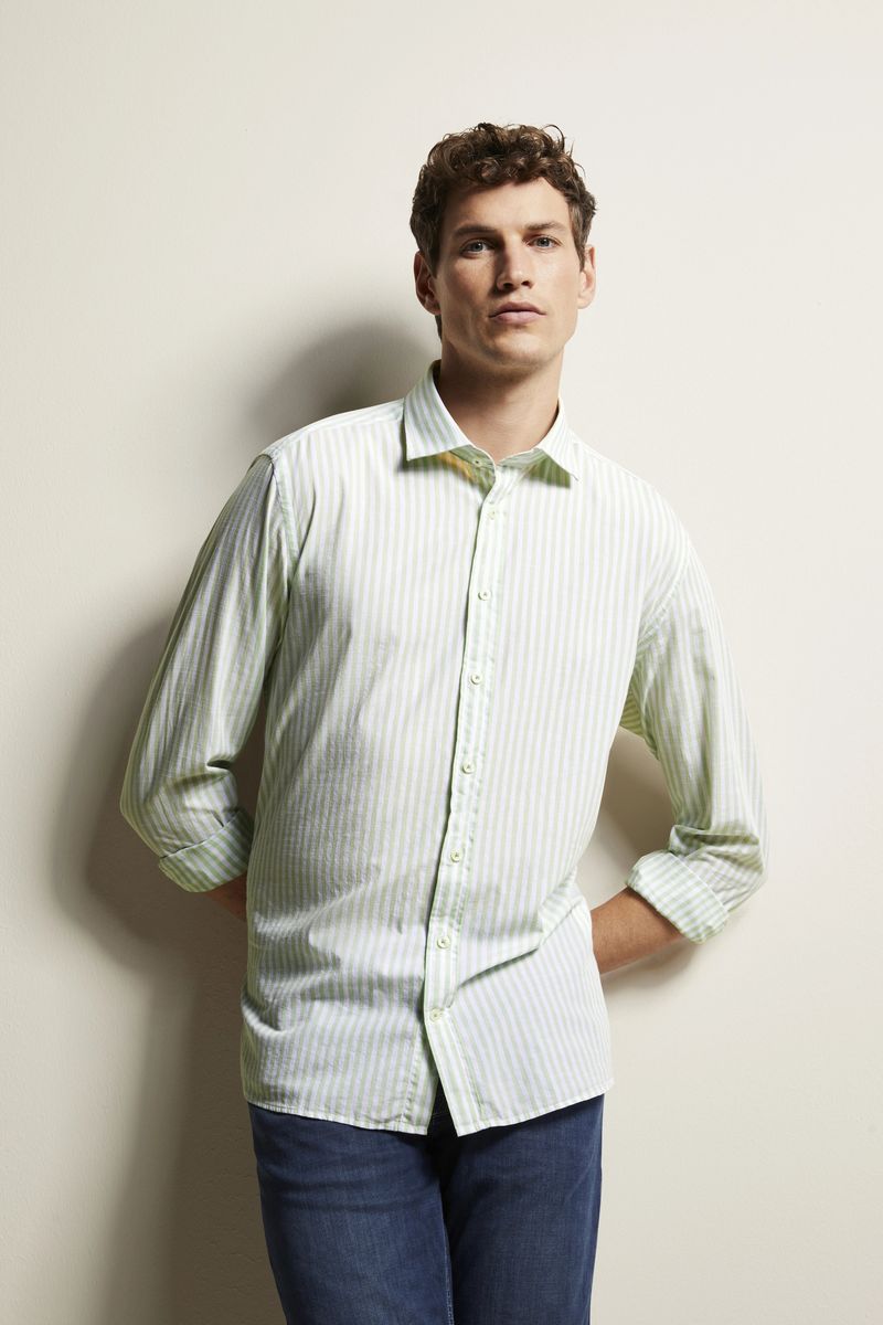 Gestreiftes Freizeit Hemd aus Baumwolle
