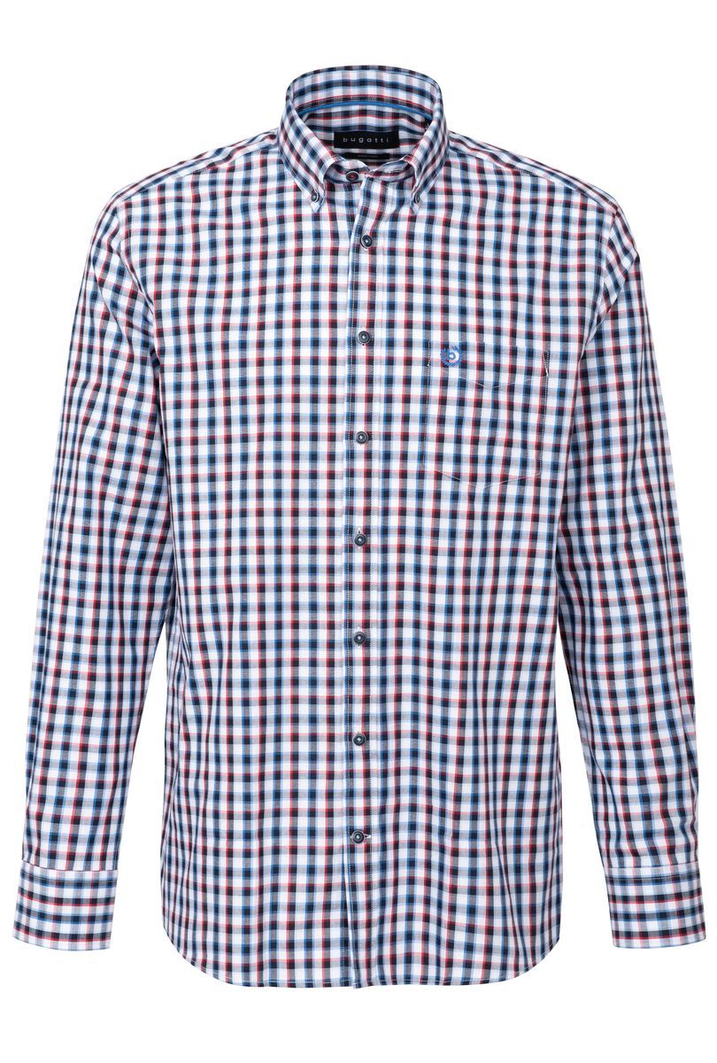 Klassisches kariertes Oxford-Hemd