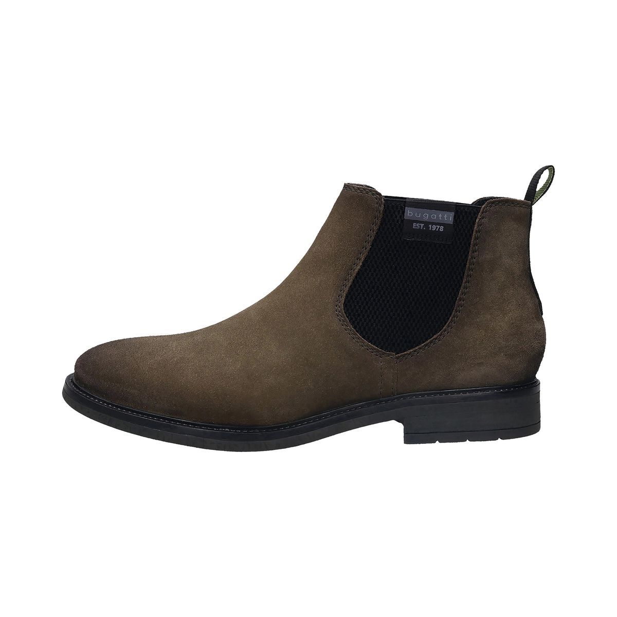 Klassische dunkelgrüne Chelsea Boots