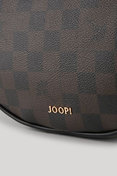 JOOP! Cortina Piazza Jennifer Schultertasche Dunkelbraun/Schwarz gemustert