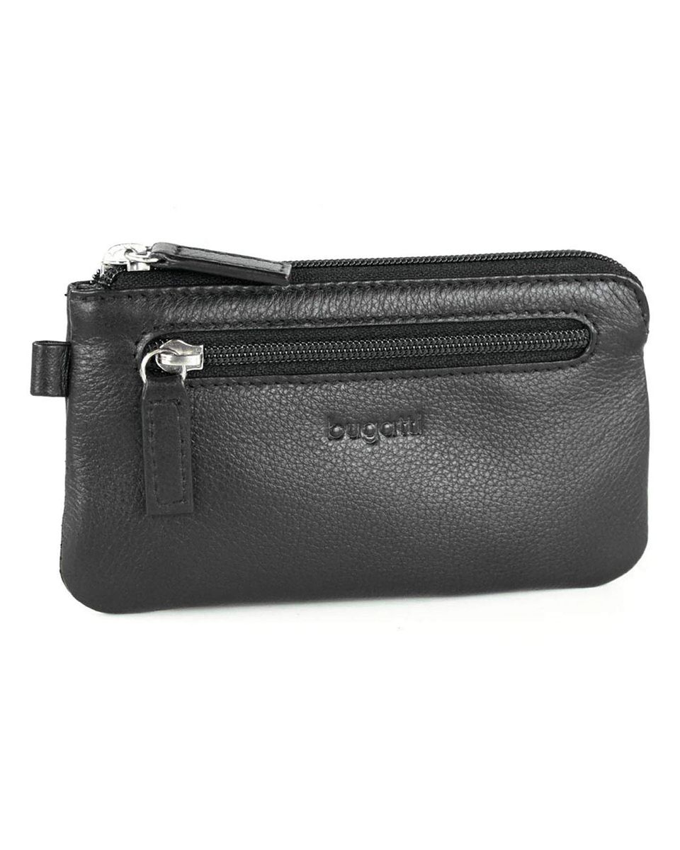 Leder Schlüsseletui mit Reißverschluss