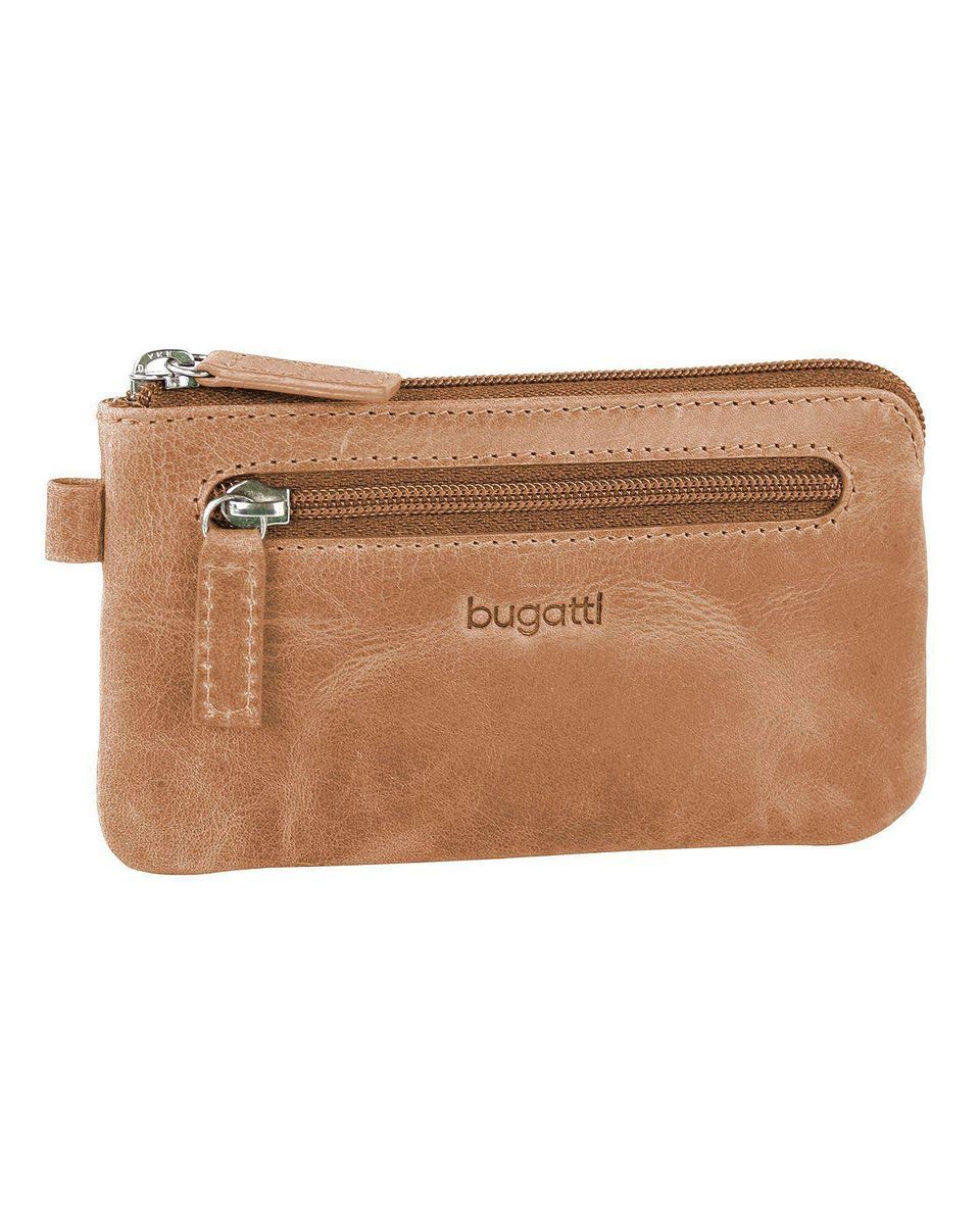 Schlüsseletui aus Leder mit Reißverschluss