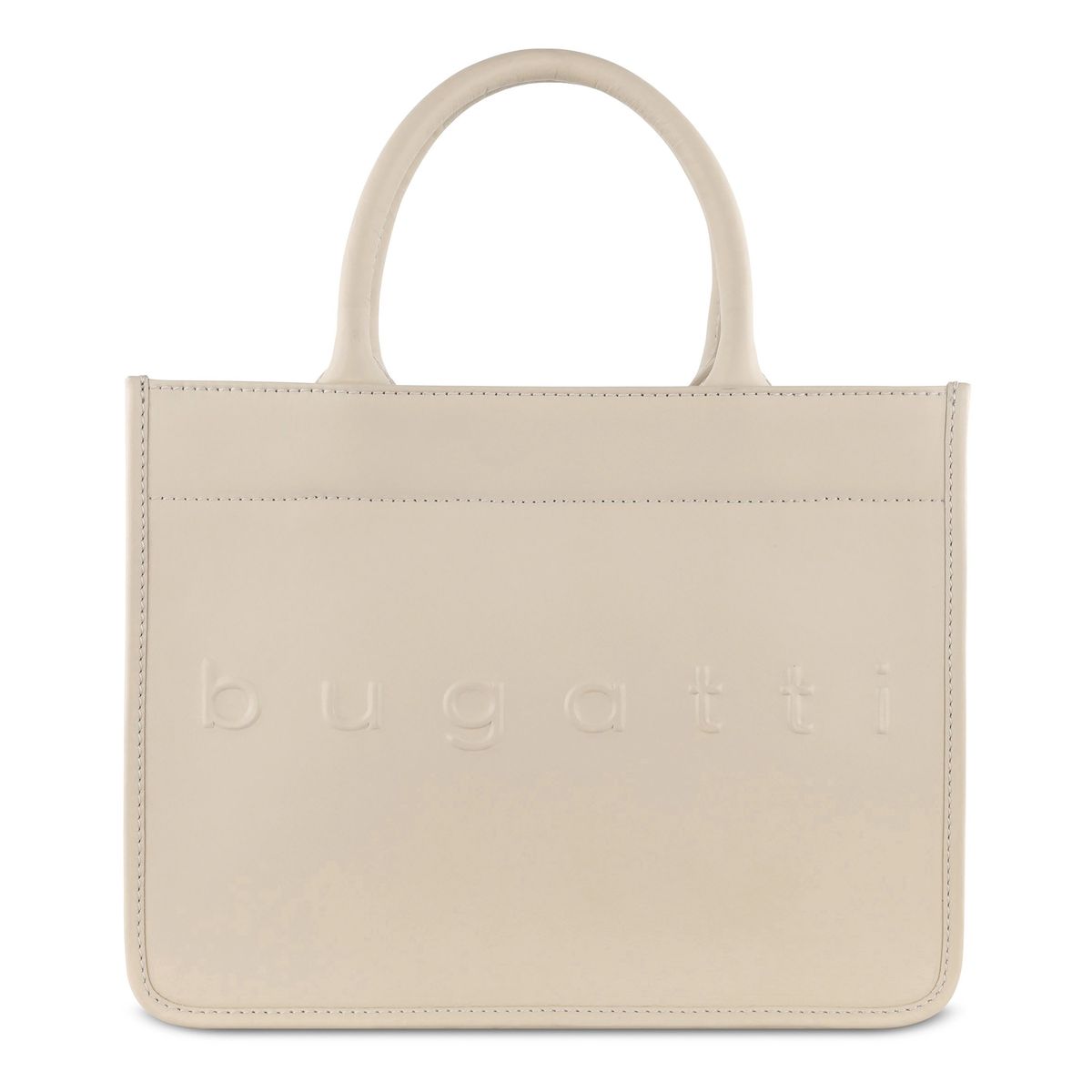 Minimalistische beige Tragetasche mit Griffen