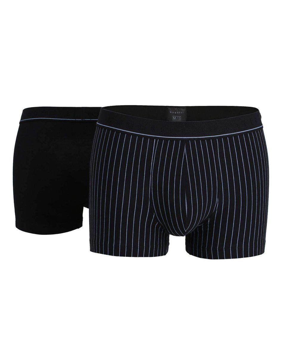 Gestreifte Stretch-Baumwoll-Boxershorts