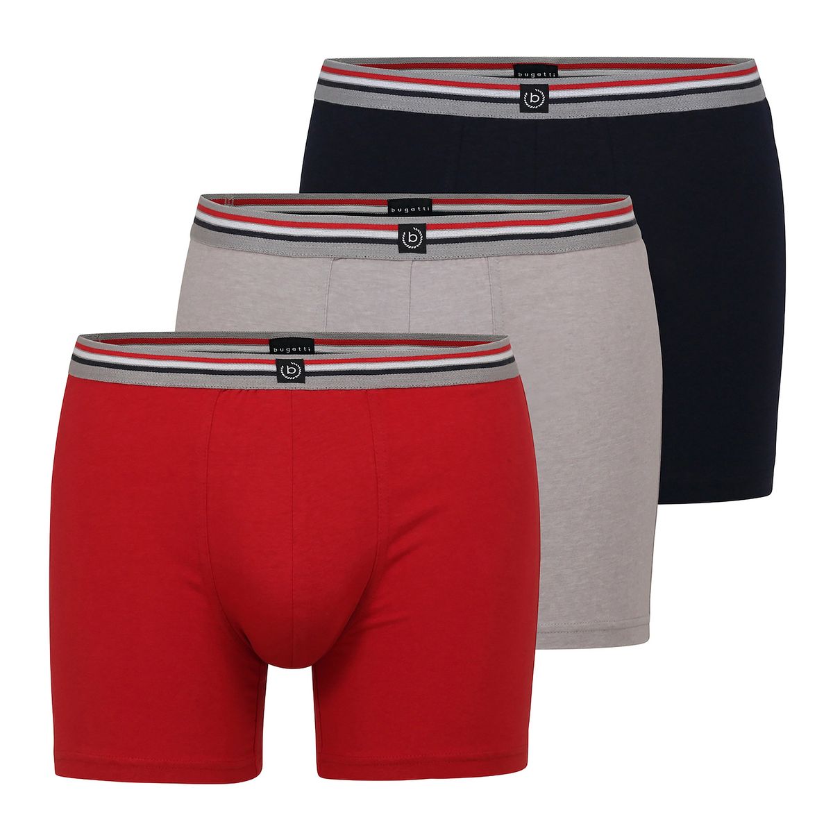 Herren Lange Boxershorts 3er-Pack