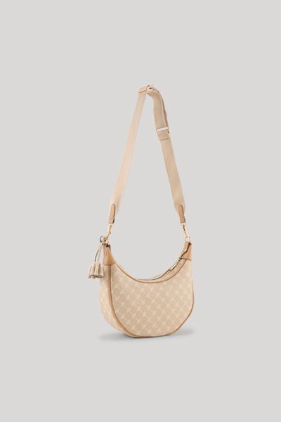 Joop! Cortina Jennifer beige Cornflower bedruckte Halbmond-Schultertasche