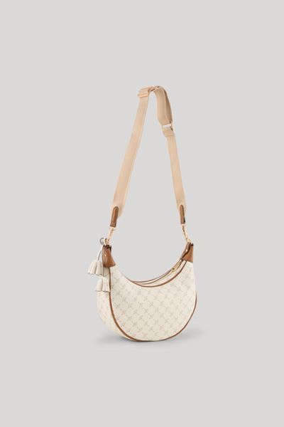 Joop! Cortina Jennifer off-white Schultertasche mit Signaturprint