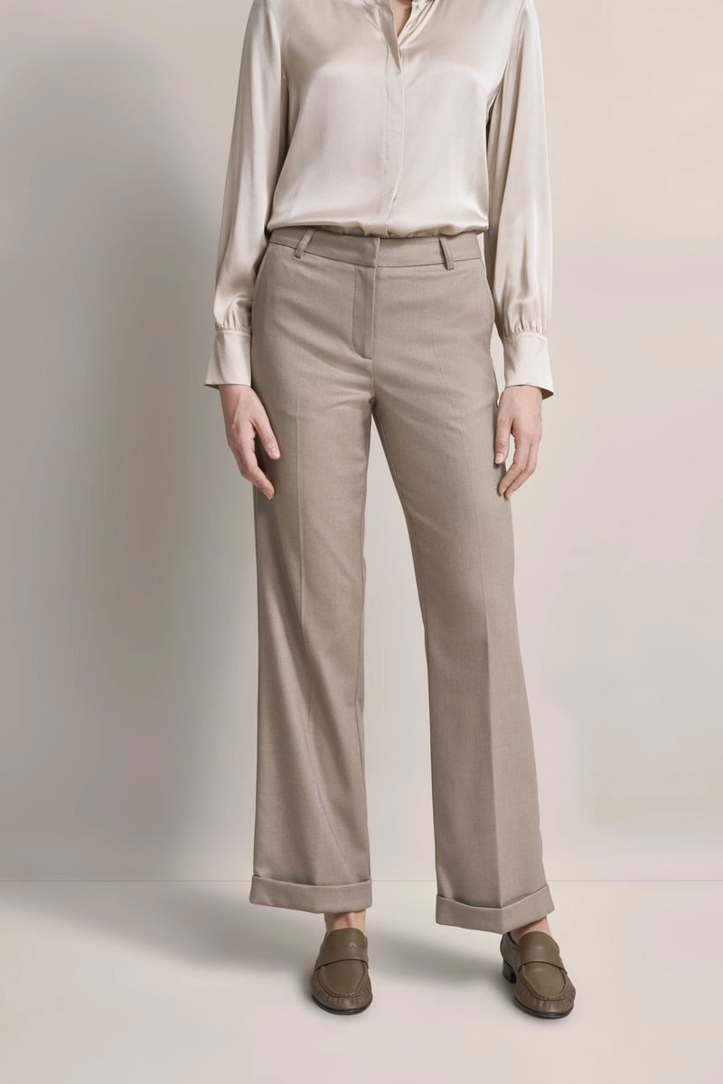 Gerade Freizeithose mit entspannter Passform