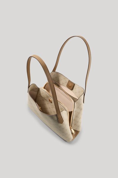 Joop! Mazzolino Rahel Shopper Tasche Creme Kornblumenmuster Tote