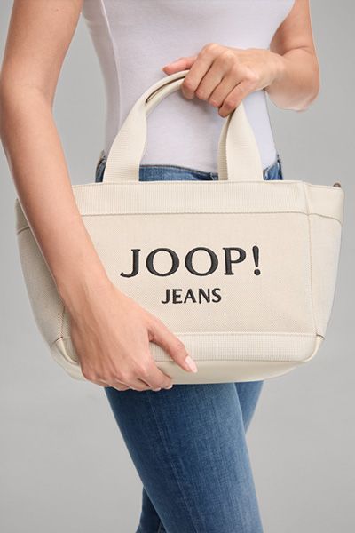 Joop! Jeans Calduccio Tela Yvette creme Canvas Tragetasche