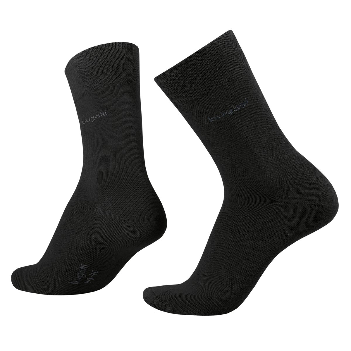 Bequeme schwarze Socken mit Logo