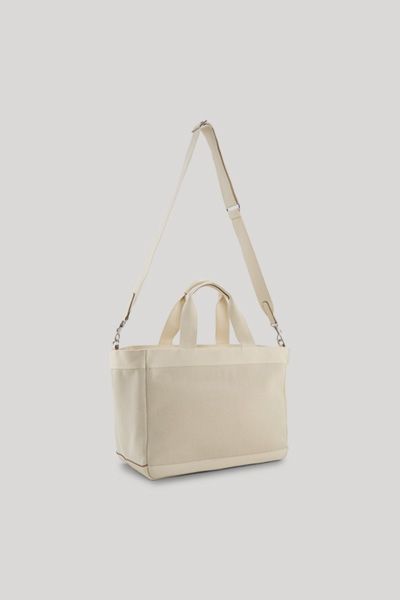 Joop! Jeans Calduccio Yvette Creme Canvas Tragetasche mit Riemen