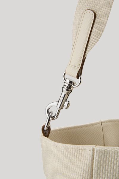 Joop! Jeans Calduccio Yvette Creme Canvas Tragetasche mit Riemen