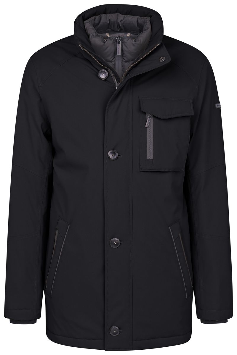 Moderne, wasserdichte Herrenjacke mit Knöpfen