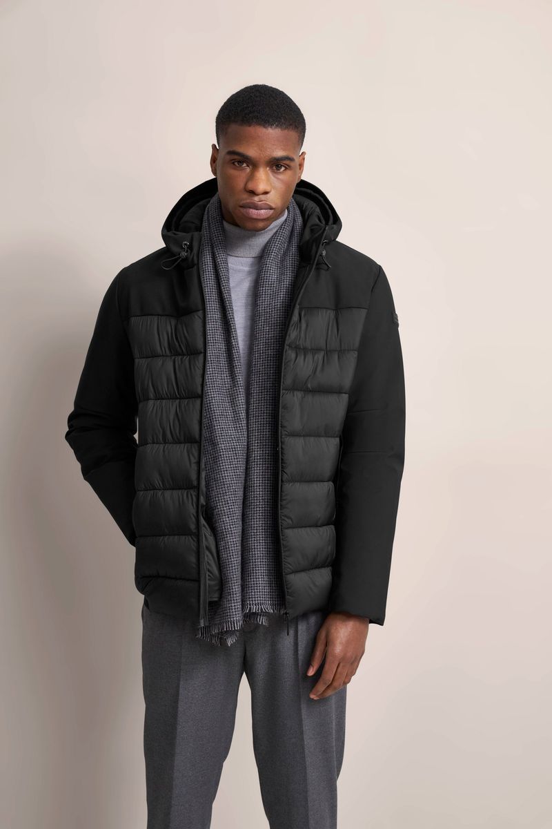 Hybride Steppjacke mit Stretch