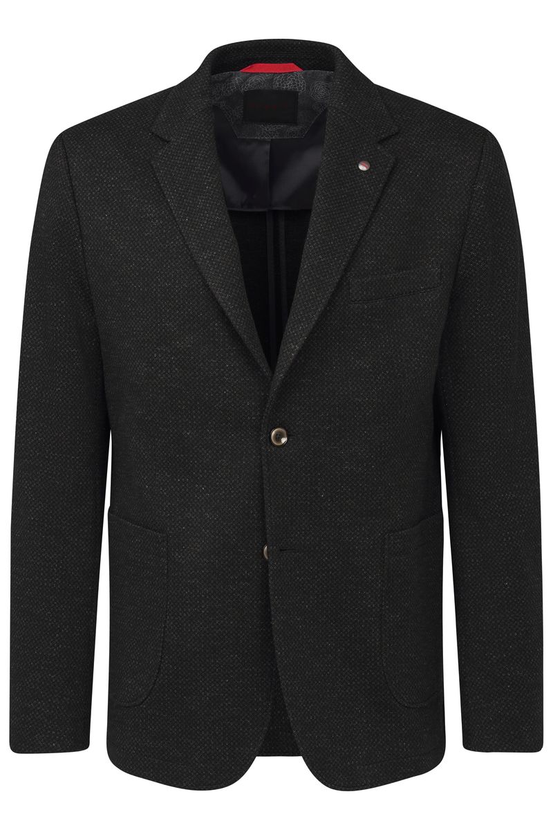 Strukturierter Zweiknopf-Sakko mit Reverskragen