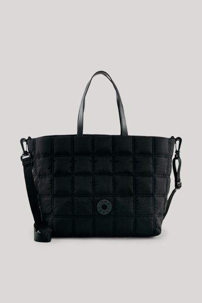 JOOP! Facilita Pam Schwarze Gesteppte Tote Bag mit Schultergurt