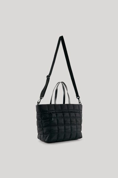 JOOP! Facilita Pam Schwarze Gesteppte Tote Bag mit Schultergurt