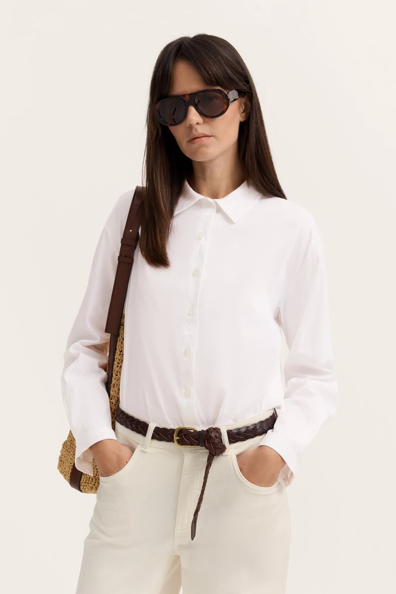 Moderne A-Linien Hemdbluse