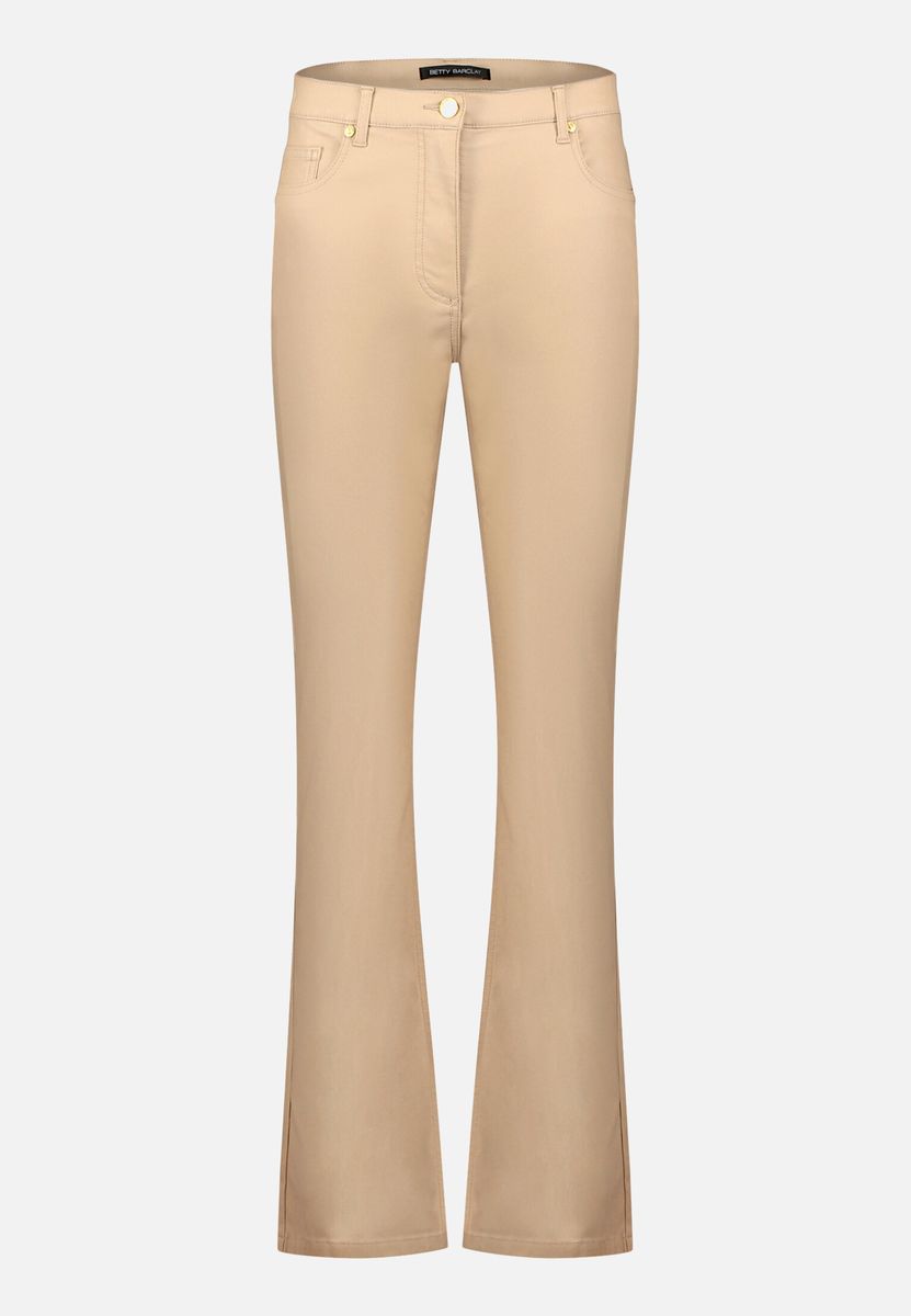 Schlanke Bootcut-Hose mit hohem Bund
