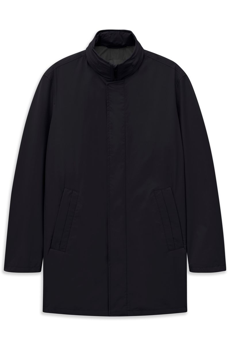 Funktionsmantel mit Stehkragen im Modern Fit