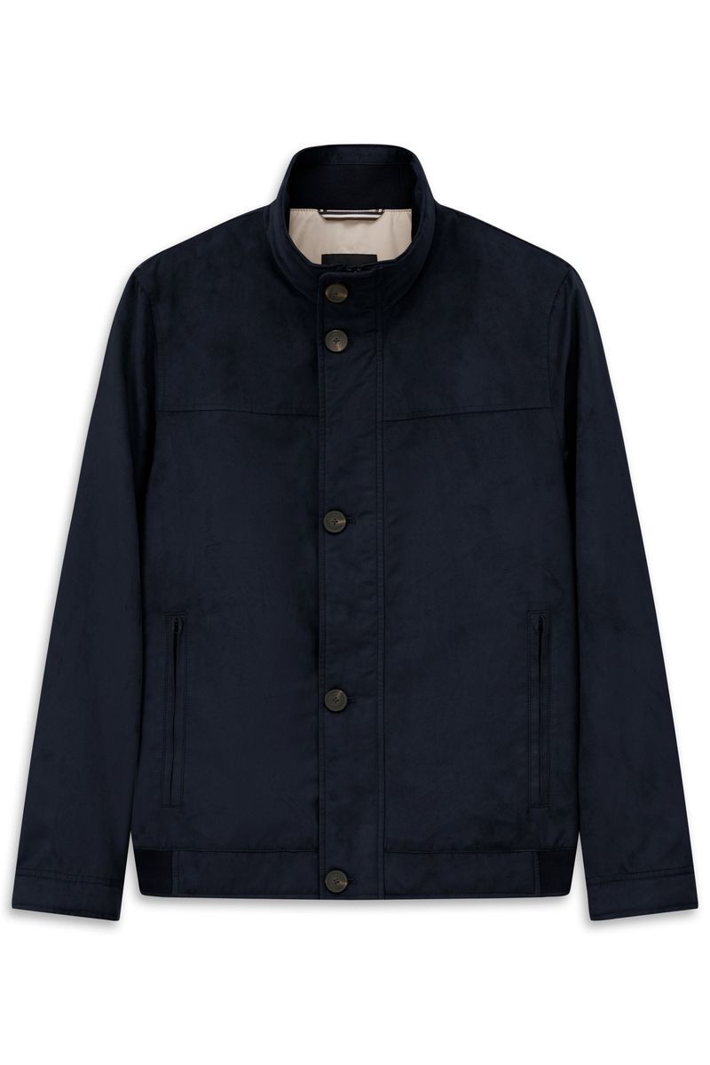 Moderne Blousonjacke aus Premium-Wildleder