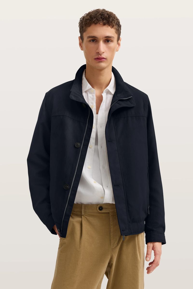 Moderne Blousonjacke aus Premium-Wildleder