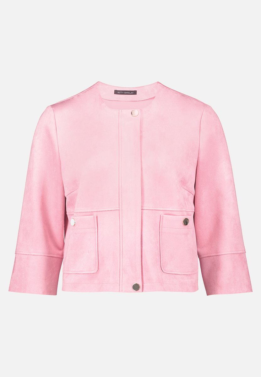 Blazer-Jacke mit aufgesetzten Taschen