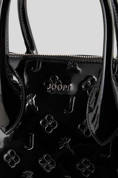 JOOP! Decoro Lucente Venus Schwarze Gemusterte Henkeltasche in Lederoptik