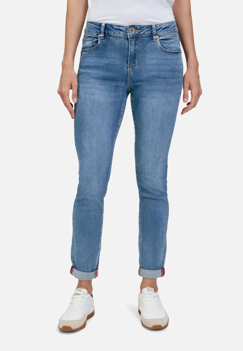 Schmale Stretch Denim Jeans