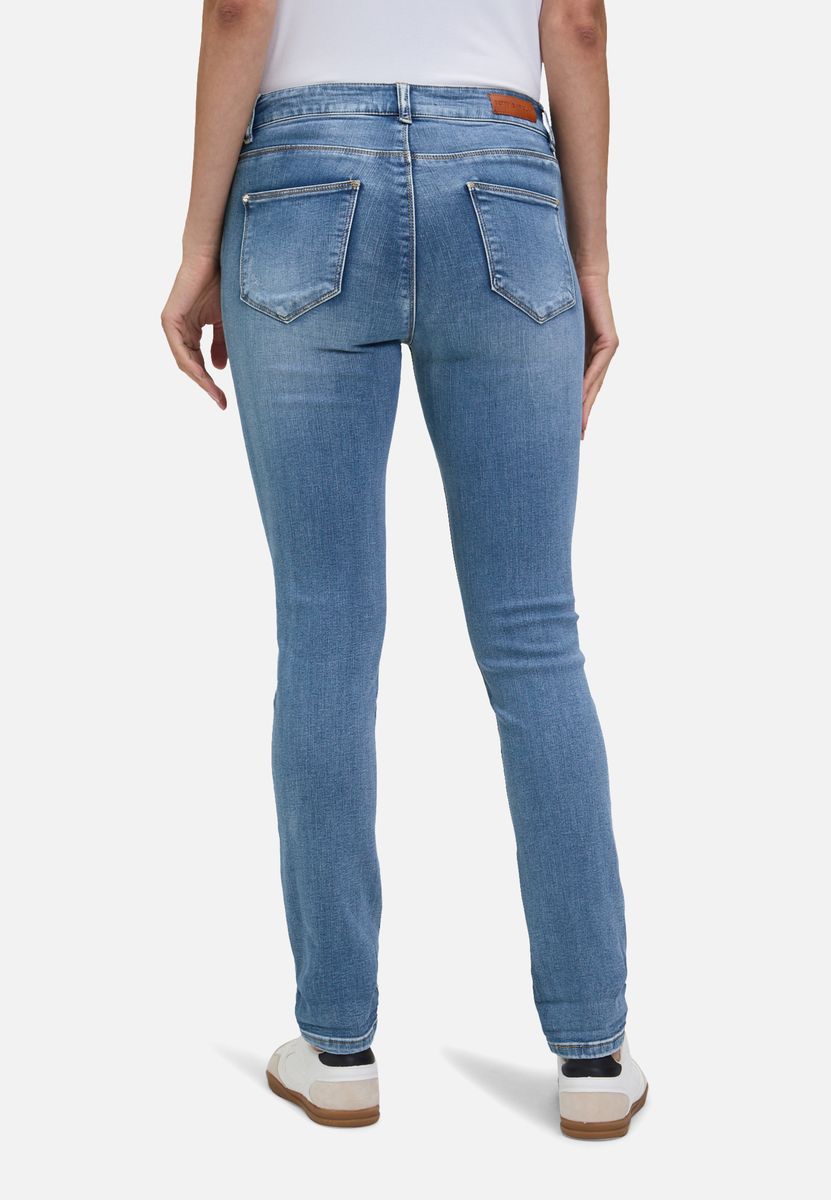 Schmale Stretch Denim Jeans