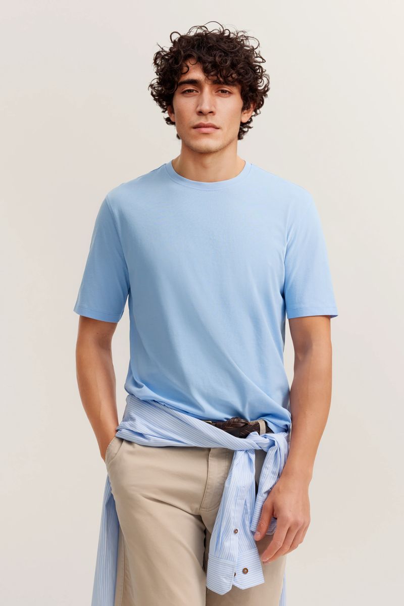 Modern Fit T-Shirt mit Rundhalsausschnitt