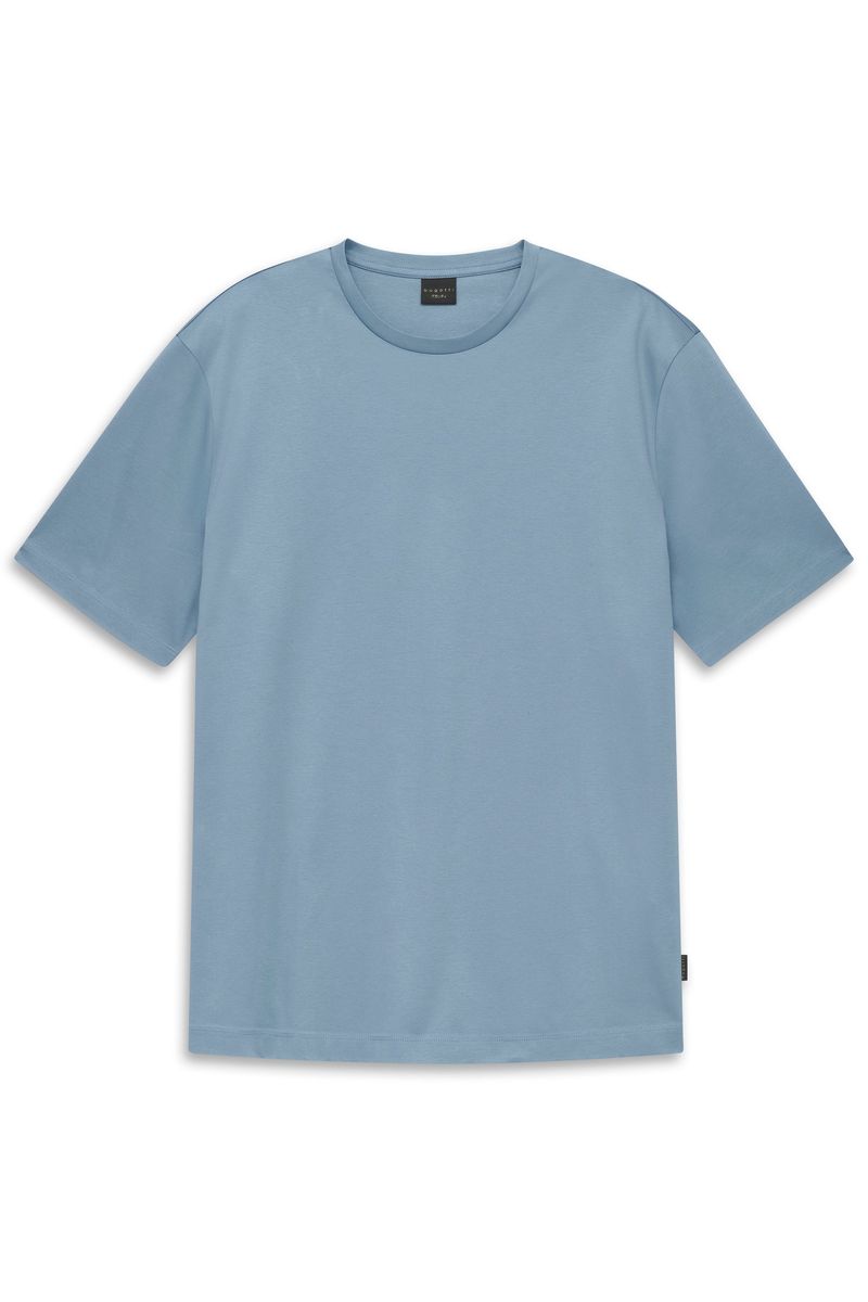 Modernes Baumwoll-T-Shirt mit Rundhalsausschnitt