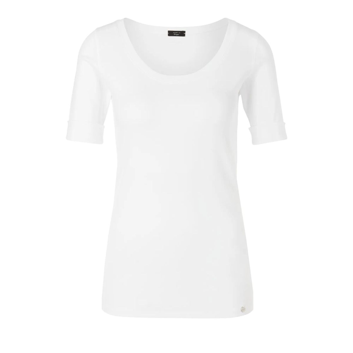 Marc Cain - T-Shirt - Größe 38 - weiß