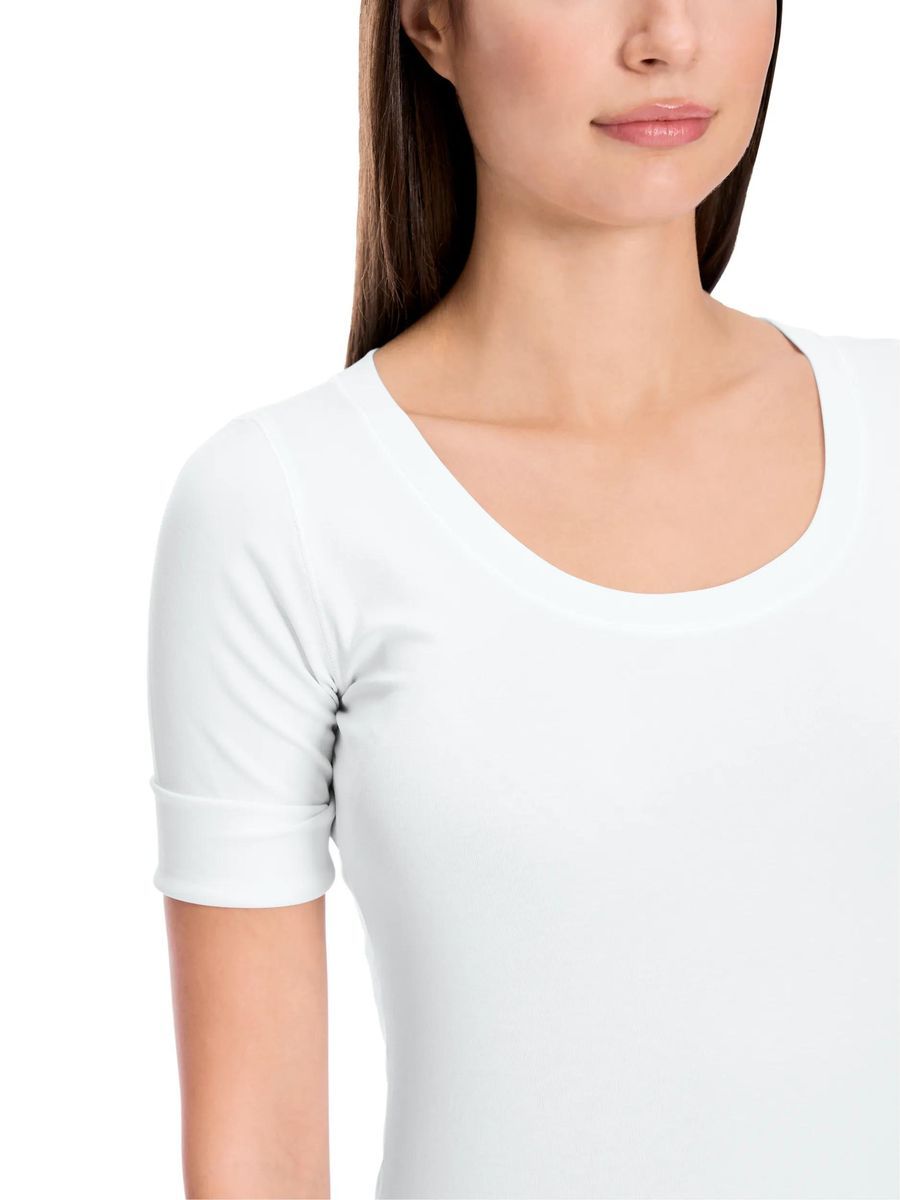 Marc Cain - T-Shirt - Größe 38 - weiß