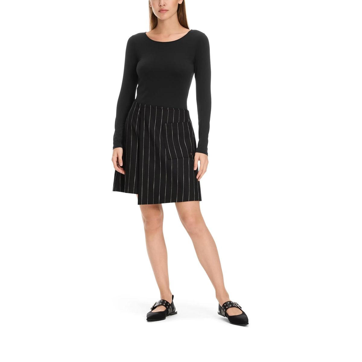 Marc Cain - T-Shirt - Größe 34 - schwarz