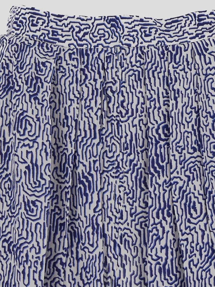 Isabel Marant - Minirock Violaine mit All-Over Print - Größe 38 - blue