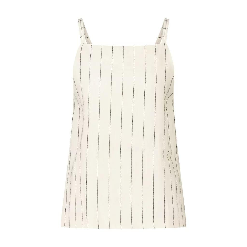 LouLou - Gestreiftes Top Eos aus Leinen-Mix - Größe M -