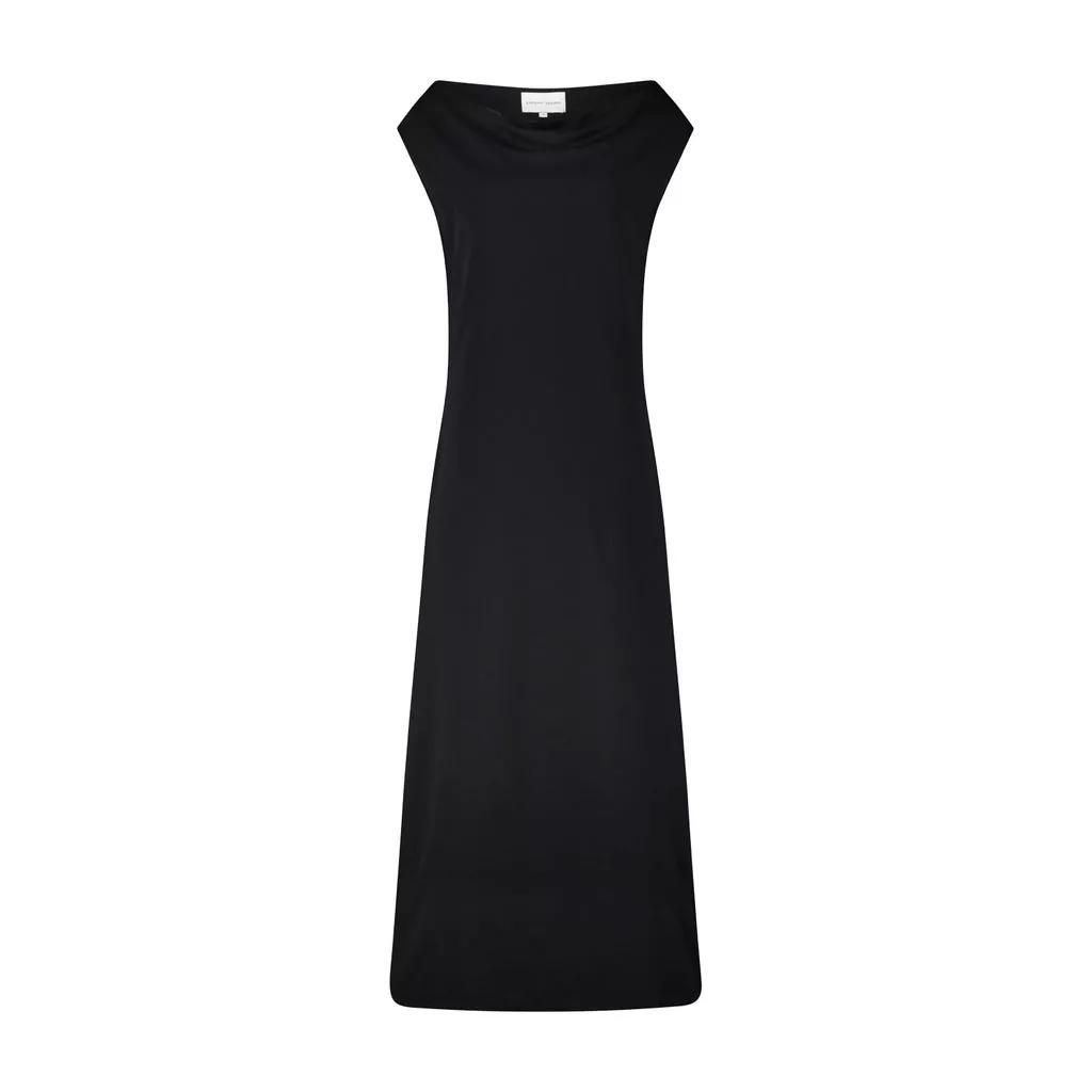 LouLou - Midikleid Martial aus Pima Baumwolle - Größe L - quarz