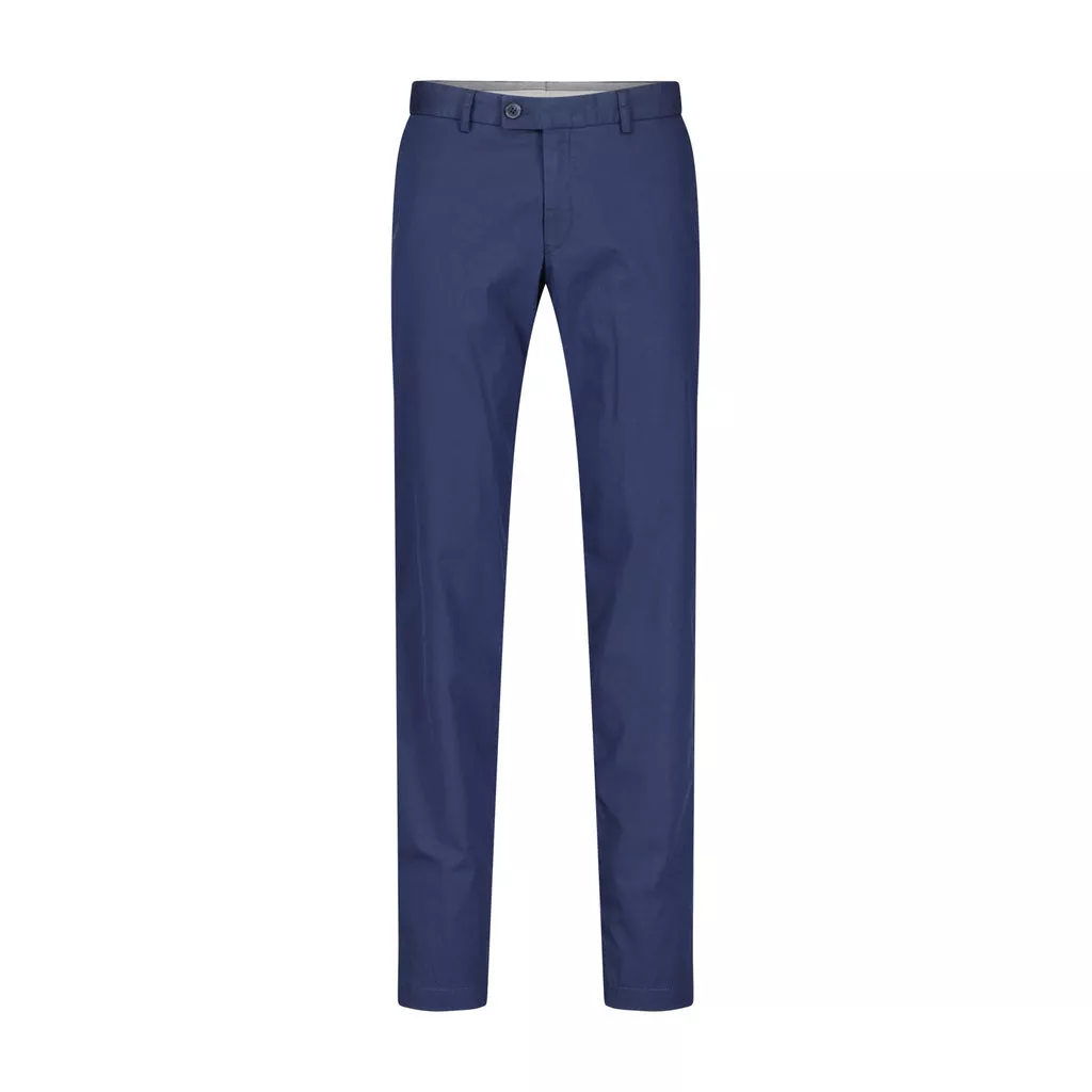 Hiltl - Slim-Fit Hose aus Baumwoll-Mix - Größe 106 - blau
