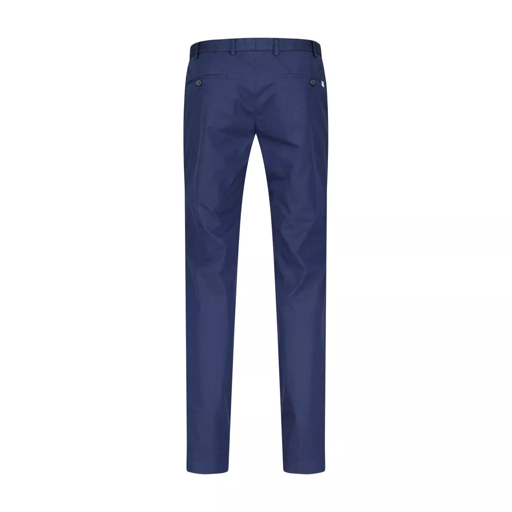 Hiltl - Slim-Fit Hose aus Baumwoll-Mix - Größe 106 - blau