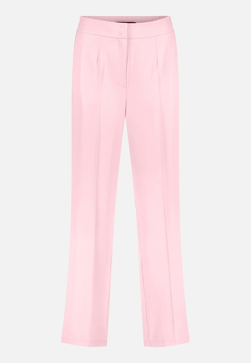 Plissee-Hose in Knöchellänge mit Gürtel