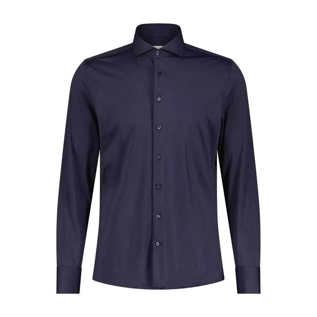 fakts - Slim-Fit Hemd aus Jersey - Größe 3XL - black