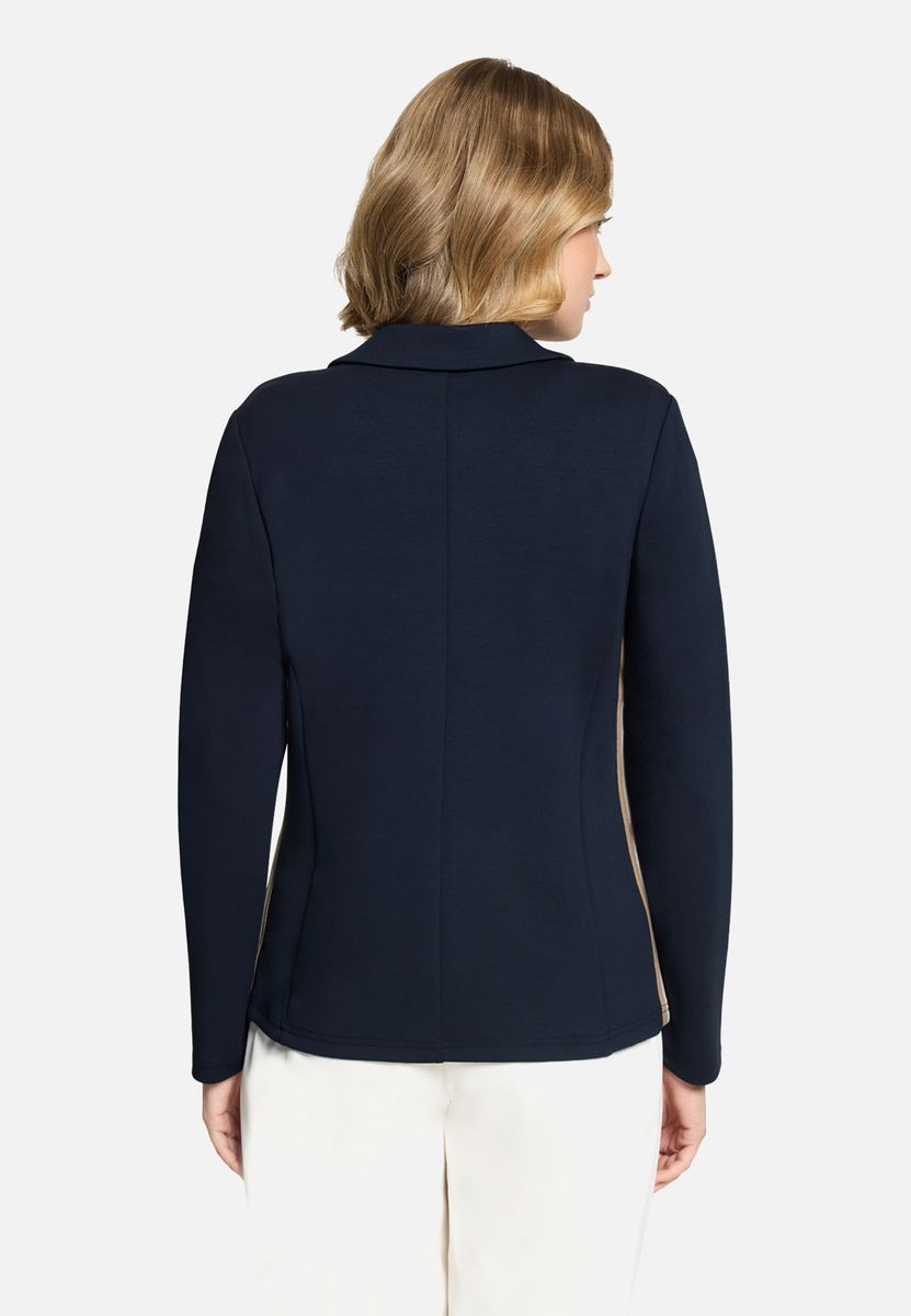 Taillierter Jersey-Strickblazer mit Taschen