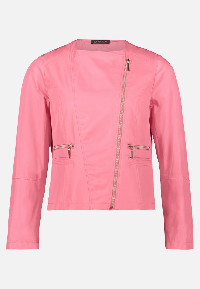 Bikerjacke mit Reißverschluss und Taschen