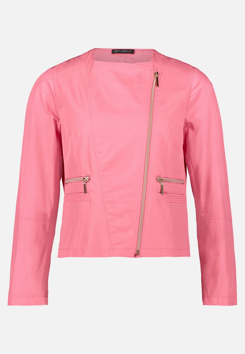 Bikerjacke mit Reißverschluss