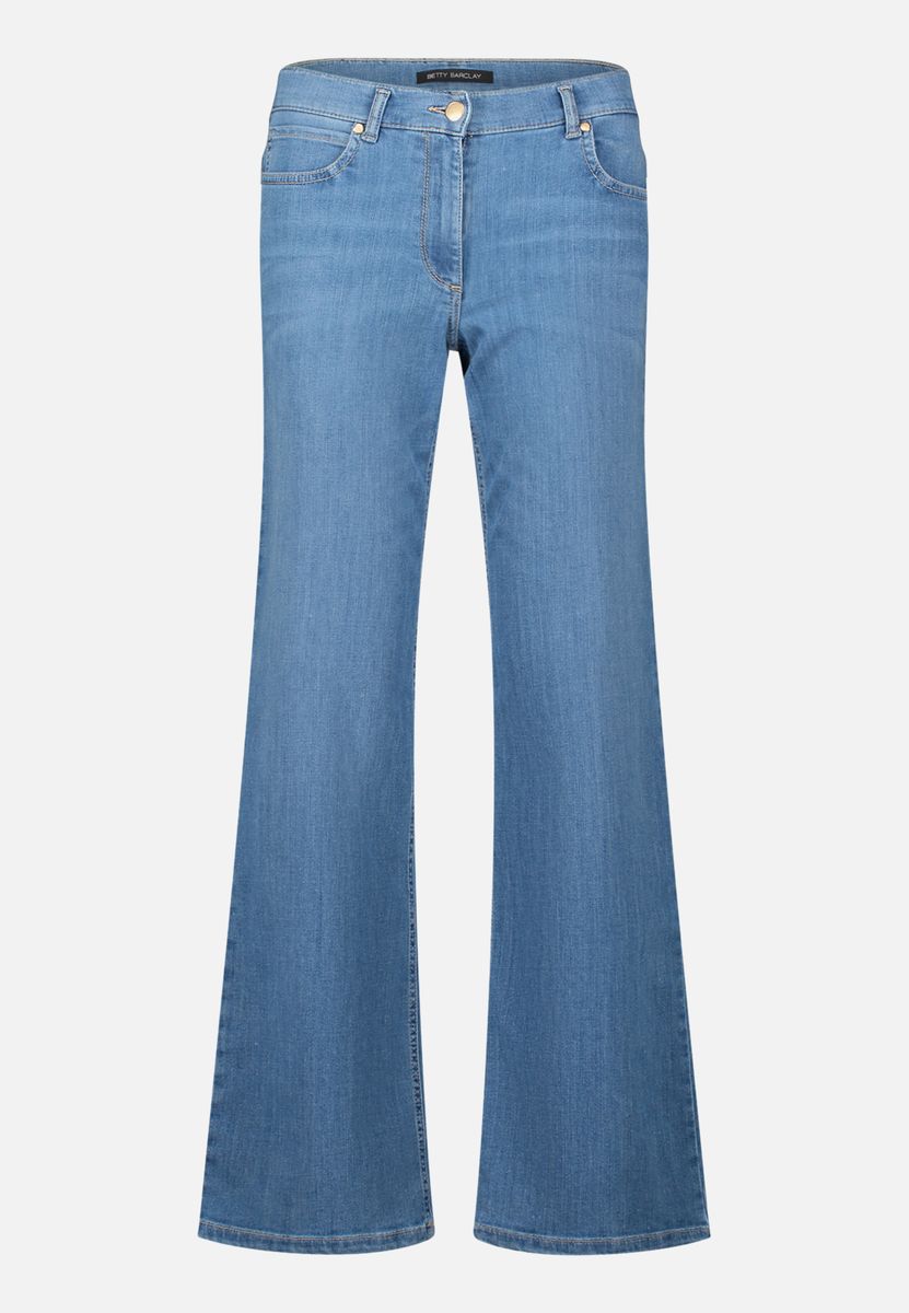 Gerade geschnittene Mid-Rise Jeans