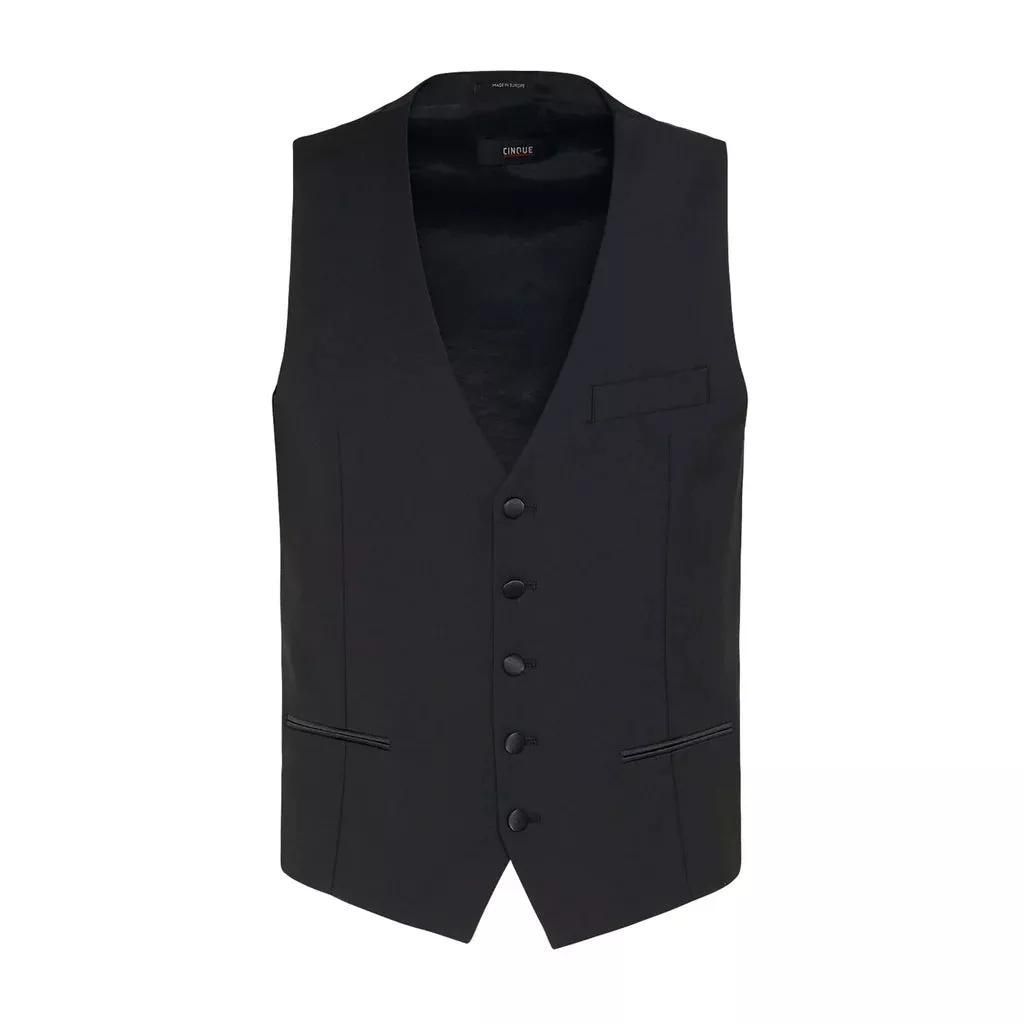 Cinque - Einreihige Weste - Größe 102 - black